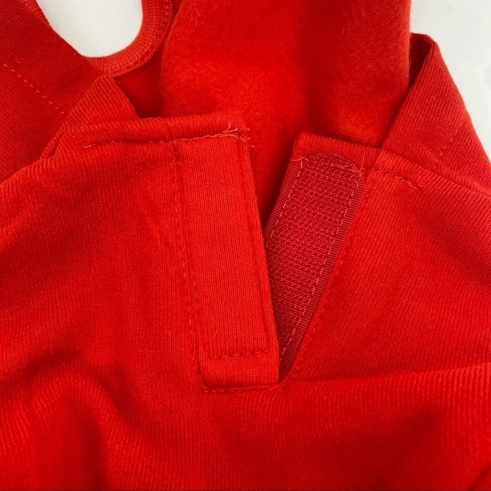 Dog Christmas hoodie red size medium